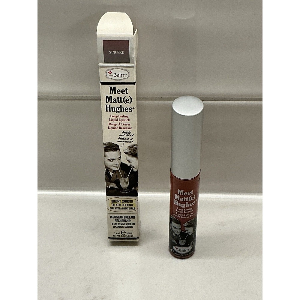 Meet Matte Hughes Long Lasting Liquid Lipstick Sincere by the Balm for Women
